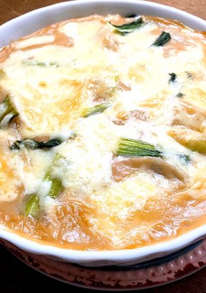 かぶとベーコンのオイバターグラタン*美味-レシピのメイン写真