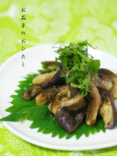 レンジで簡単☆お茄子のおひたし-レシピのメイン写真