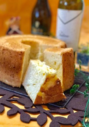 そうめんかぼちゃシフォンケーキ-レシピのメイン写真