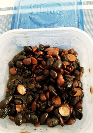 青汁入り煎り黒豆煮-レシピのメイン写真