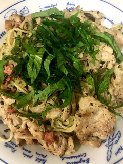 豚肉の梅ゆかりパスタ-レシピのメイン写真