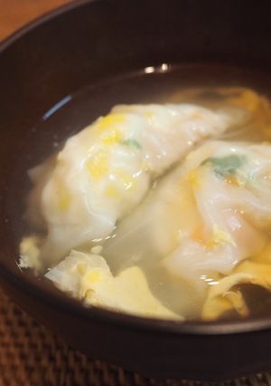⁂ 海老とはんぺんのワンタンスープ ⁂-レシピのメイン写真