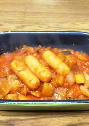 【京都丹波】なすとトマトのケチャップ炒め-レシピのメイン写真