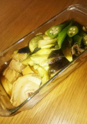 レンジで簡単！夏野菜の煮びたし(^^)／-レシピのメイン写真