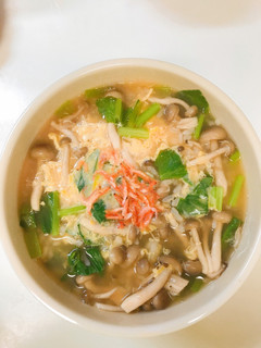野菜の出汁スープを使ったヘルシー雑炊-レシピのメイン写真