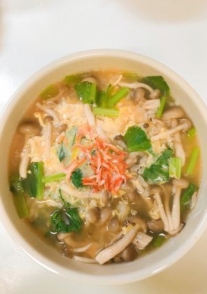 野菜の出汁スープを使ったヘルシー雑炊-レシピのメイン写真