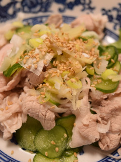 豚と胡瓜の冷しゃぶ たっぷり薬味添え-レシピのメイン写真