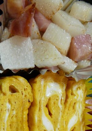 長いもとベーコンの炒め物☆お弁当-レシピのメイン写真