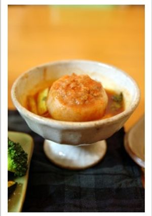 カブの肉詰めケチャップ煮-レシピのメイン写真