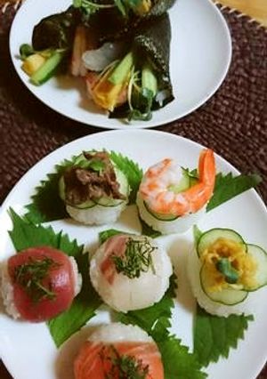 夏休みの課題にも・パーティー寿司-レシピのメイン写真
