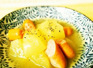 ☺簡単♪冬瓜（夕顔）のコンソメ洋風煮物☺-レシピのメイン写真