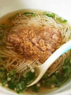 離乳食1歳!ツナとオクラすりごまの素麺-レシピのメイン写真