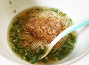 離乳食1歳！ツナとオクラすりごまの素麺-レシピのメイン写真