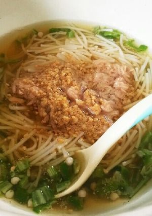 離乳食1歳!ツナとオクラすりごまの素麺-レシピのメイン写真