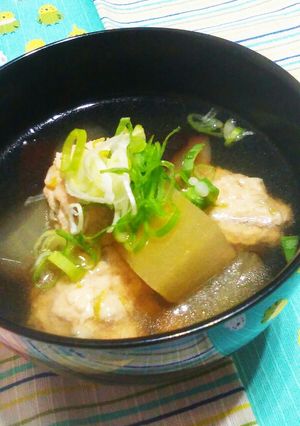 冬瓜汁☆鶏だんご入り-レシピのメイン写真