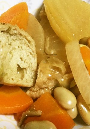 超楽々 鉄板 大豆五目煮 作ります。-レシピのメイン写真
