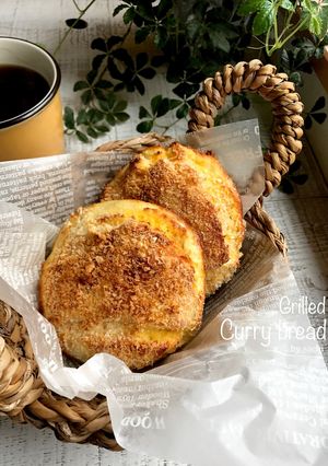 食パンで簡単!焼きカレーパン-レシピのメイン写真