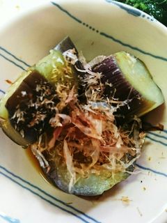 とろとろ~茹でナスのワサポンおひたし♪-レシピのメイン写真