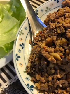 レタス包!豚ひき肉の中華炒め-レシピのメイン写真