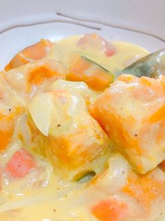 かぼちゃの豆乳クリーム煮-レシピのメイン写真