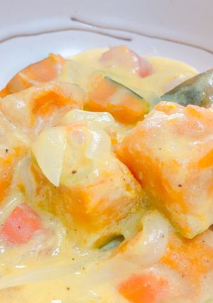 かぼちゃの豆乳クリーム煮-レシピのメイン写真