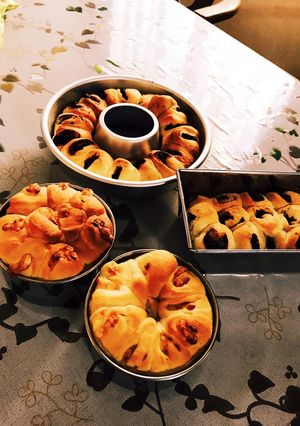チョコ&チーズ☆ふわもちちぎりパン！-レシピのメイン写真