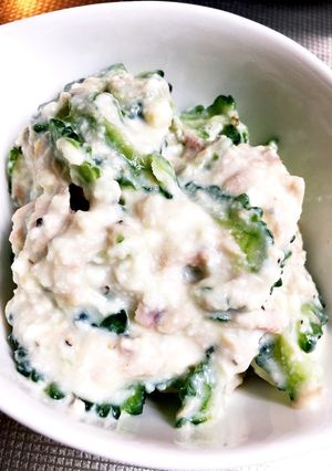 和えるだけ!オクラと豆腐のツナ和え-レシピのメイン写真