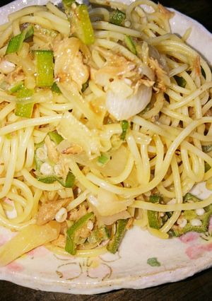 オクラのパスタ-レシピのメイン写真
