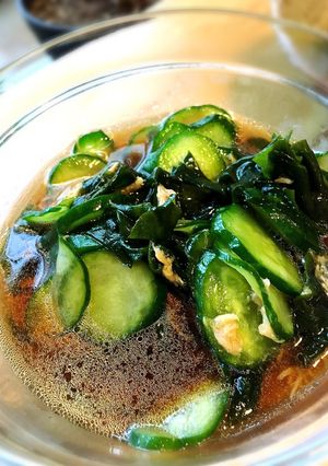 きゅうりとわかめとツナの酢の物☆-レシピのメイン写真