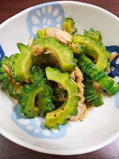 1番美味しい1番簡単ゴーヤとツナの和え物-レシピのメイン写真