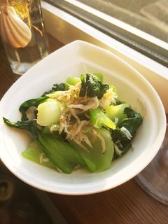 チンゲン菜のおひたしカリカリしらす和え-レシピのメイン写真