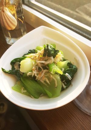 チンゲン菜のおひたしカリカリしらす和え-レシピのメイン写真
