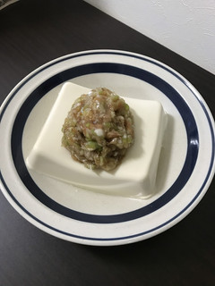 甘い梅干しで冷奴-レシピのメイン写真