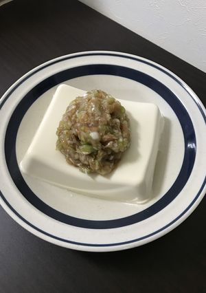 甘い梅干しで冷奴-レシピのメイン写真