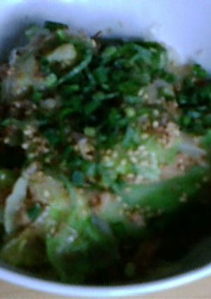 レンジで簡単♪青じそ風味のキャベツナ-レシピのメイン写真