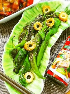 万願寺のオイマヨ炒め-レシピのメイン写真