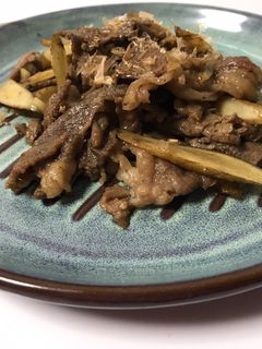牛肉とごぼうのしぐれ煮-レシピのメイン写真