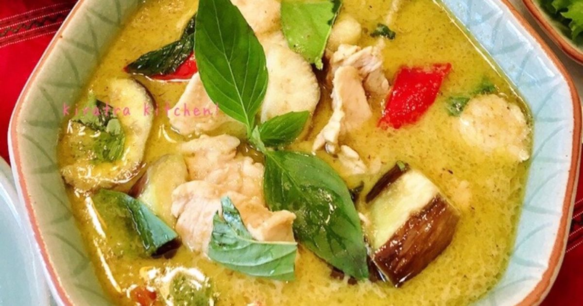 お家でタイ料理☆ グリーンカレー 6個 〜具材と煮るだけ！簡単調理♪〜 お家でタイ料理☆ グリーンカレー 6個 〜具材と煮るだけ！簡単