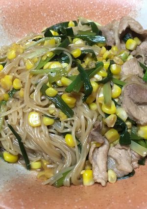 めんつゆで油素麺-レシピのメイン写真