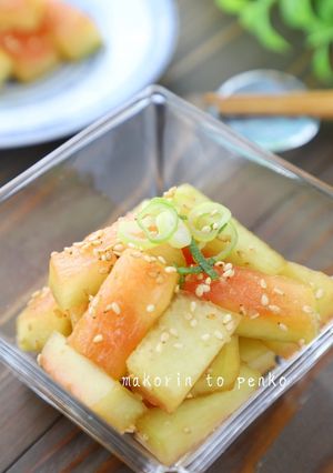 やみつき*スイカの皮の中華風漬け物-レシピのメイン写真