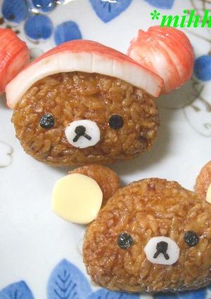 簡単★リラックマおにぎり（キャラ弁）-レシピのメイン写真
