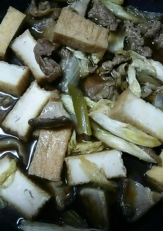 ❀厚揚げdeすき焼き風❀-レシピのメイン写真