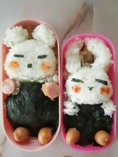只今おねんね中!簡単キャラのり弁♡-レシピのメイン写真