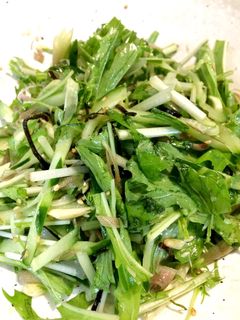 みょうが大量消費!さっぱり薬味サラダ-レシピのメイン写真