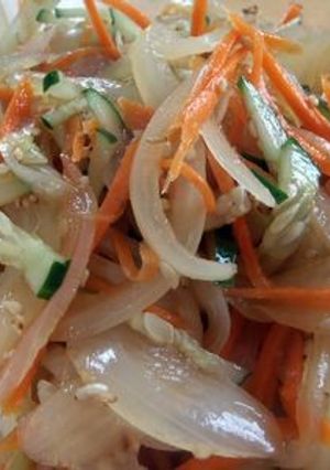 胡麻が香る 三色野菜のナムル-レシピのメイン写真