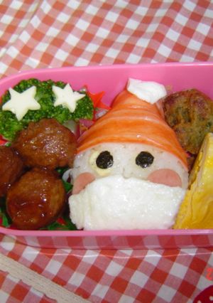 ★サンタさ～ん★キャラ弁-レシピのメイン写真