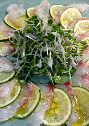 すだちを使って♪爽やか白身のカルパッチョ-レシピのメイン写真