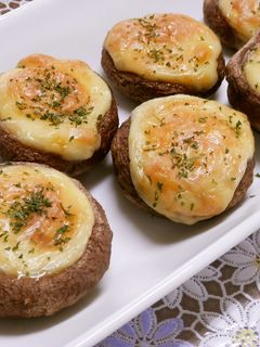 しいたけのマヨチーズ焼き-レシピのメイン写真