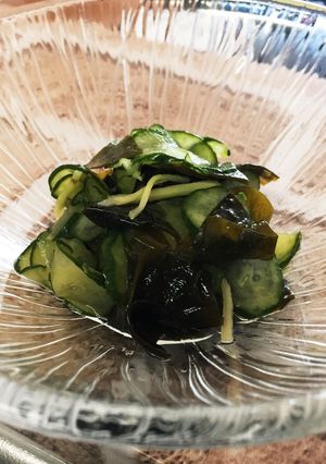 砂糖不使用♪胡瓜とわかめの酢の物-レシピのメイン写真