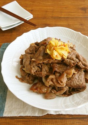 簡単☆スタミナ満点☆牛肉ガーリックソテー-レシピのメイン写真